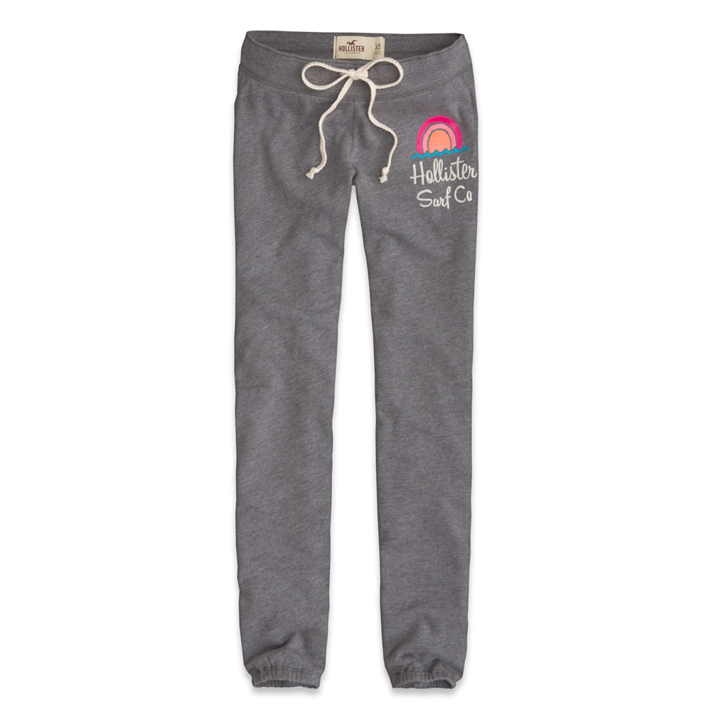 Girls Hollister Classic Banded Sweatpants