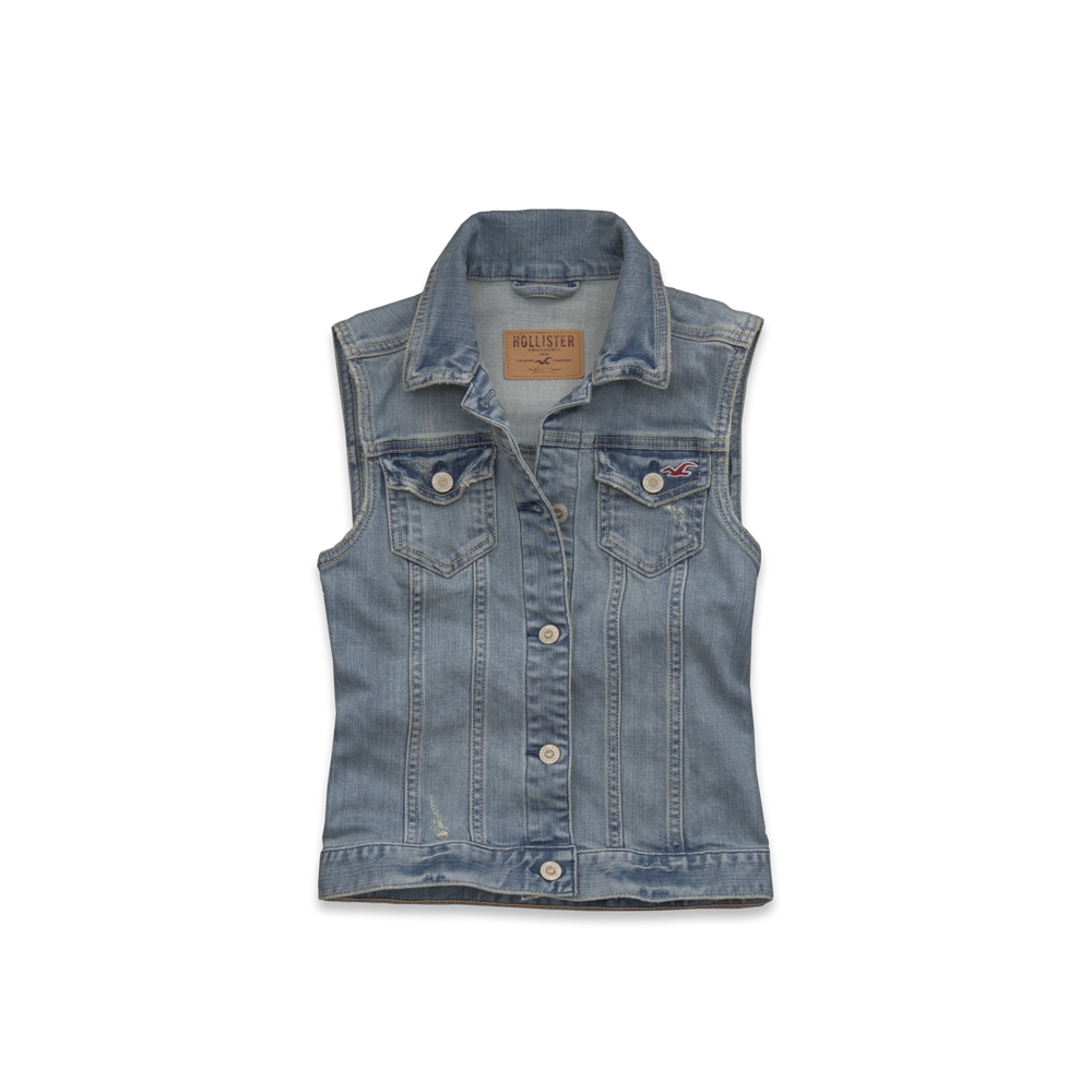 Girls El Porto Beach Denim Vest