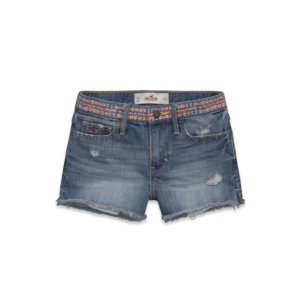 Girls Hollister High Rise Short-Shorts