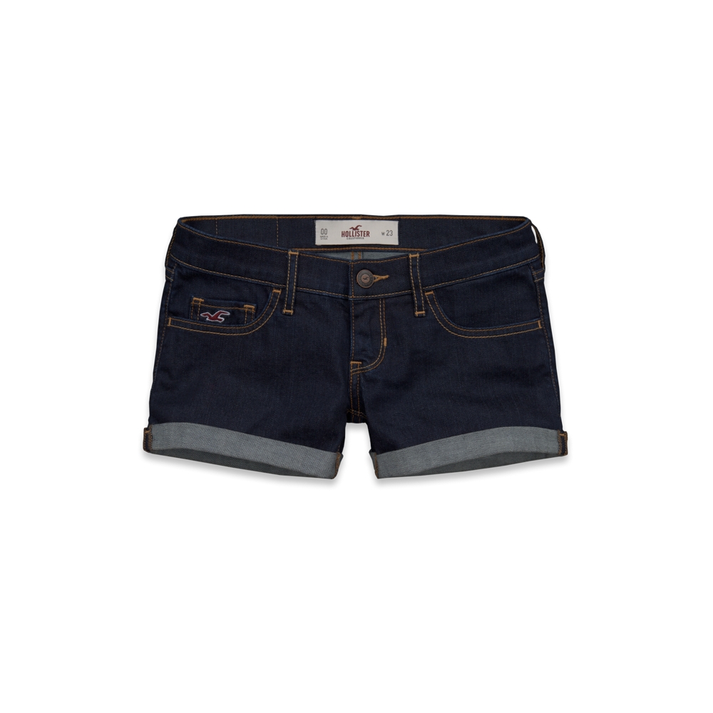 Girls Hollister Low Rise Midi Length Shorts