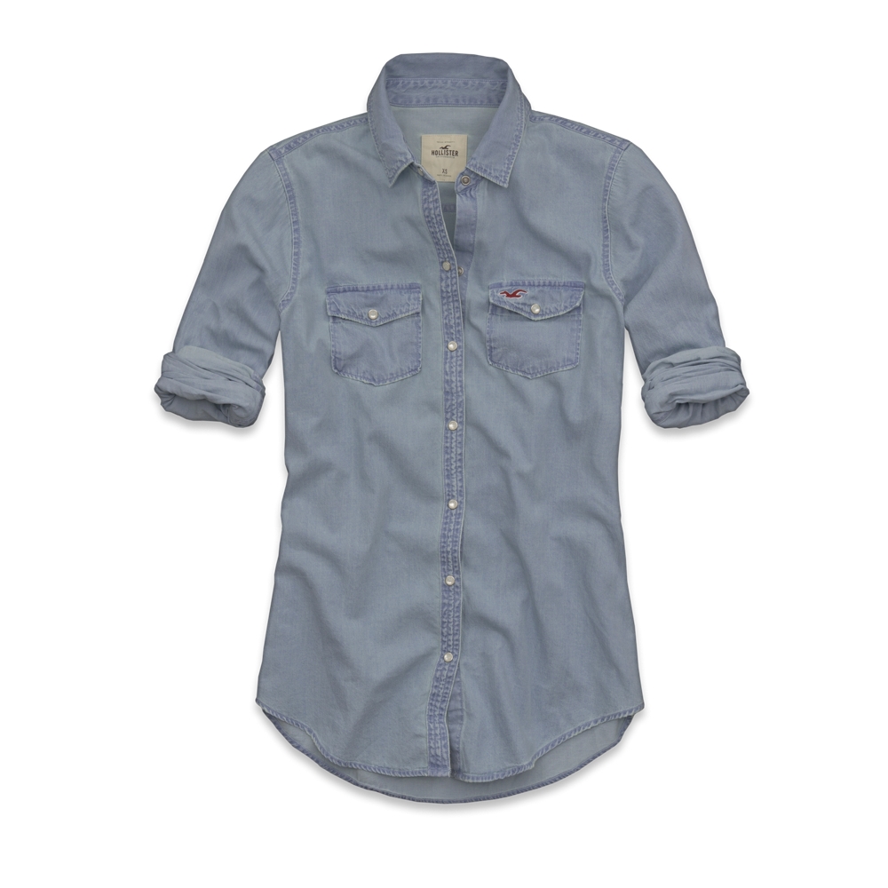 Girls Oceanside Denim Shirt