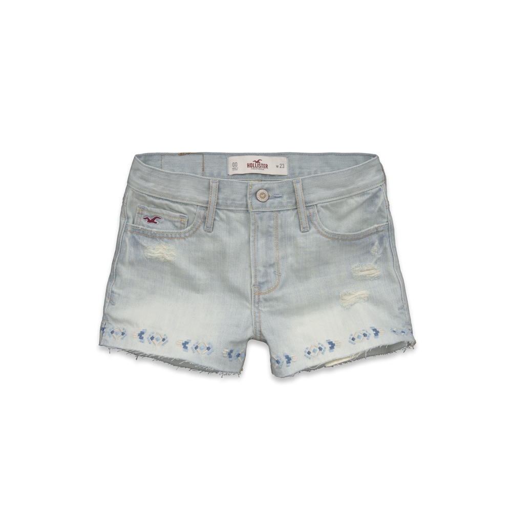 Girls Hollister High Rise Short-Shorts