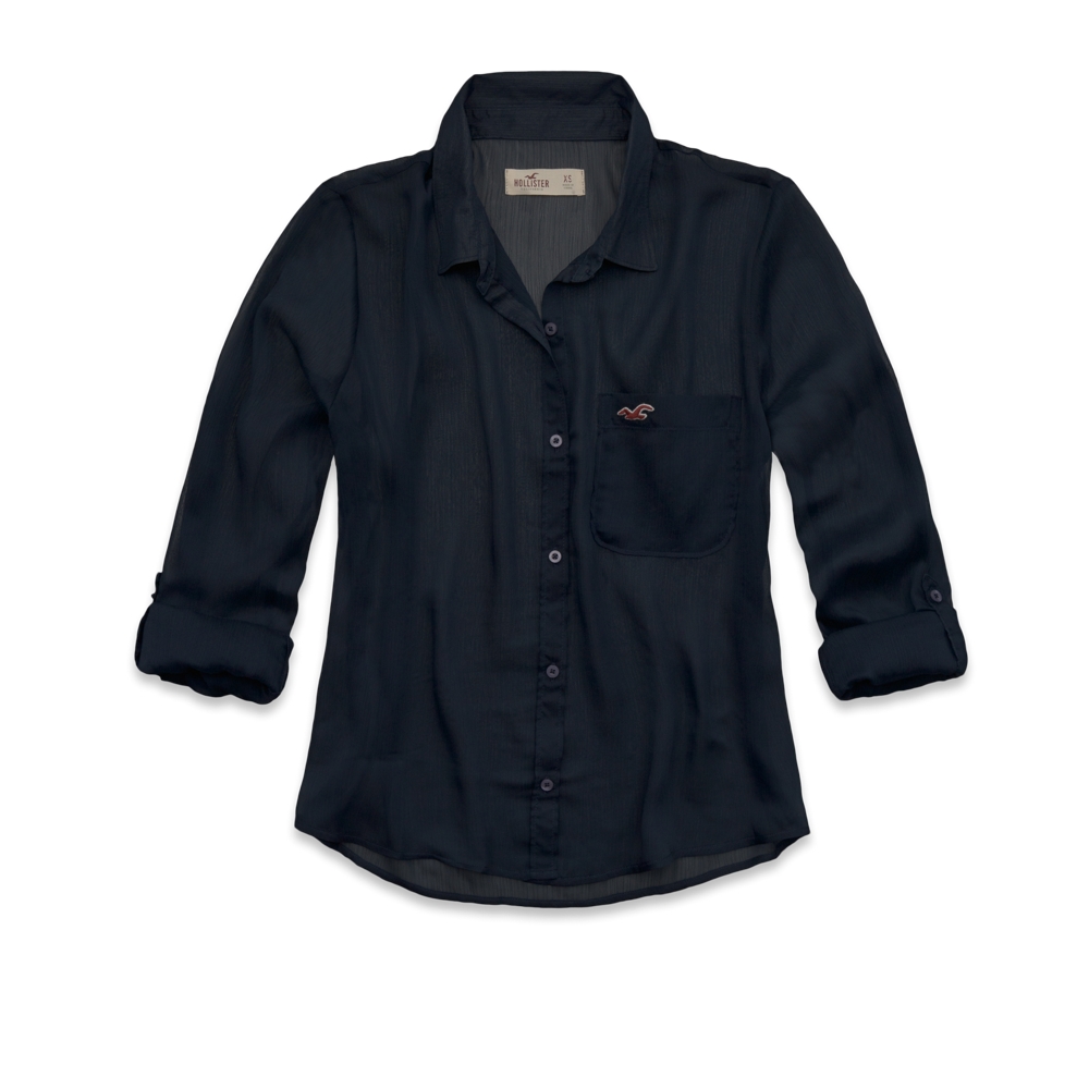 Girls Emerald Cove Chiffon Shirt