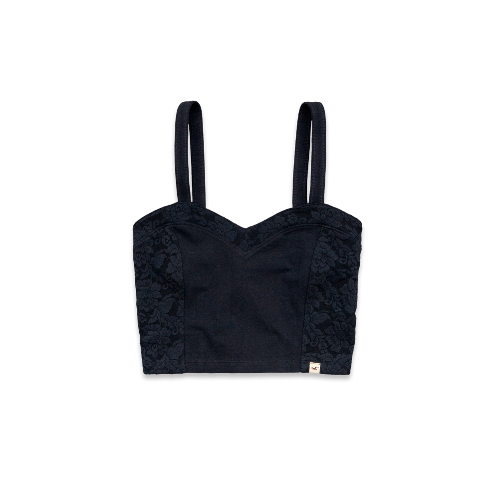 Girls First Point Cropped Cami