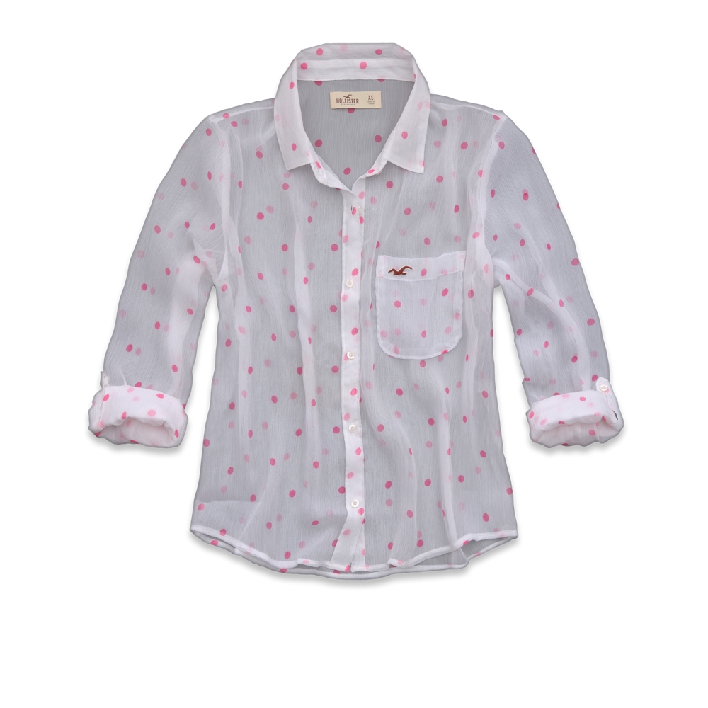 Girls Desert Springs Chiffon Shirt