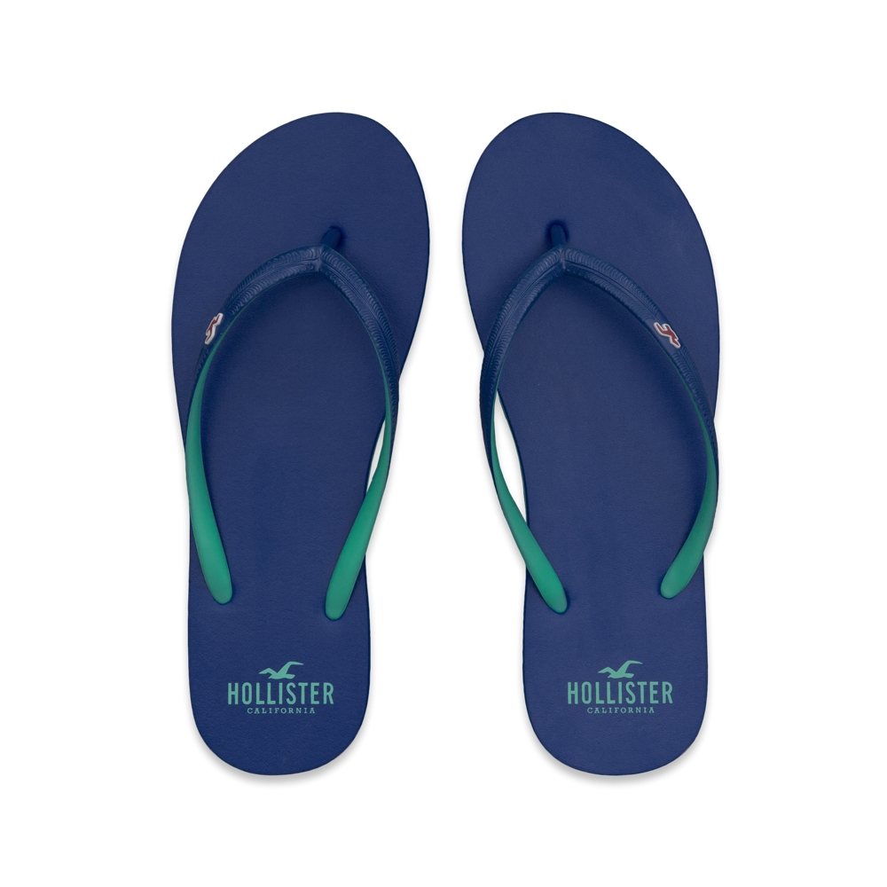 Girls Pop Color Flip Flops
