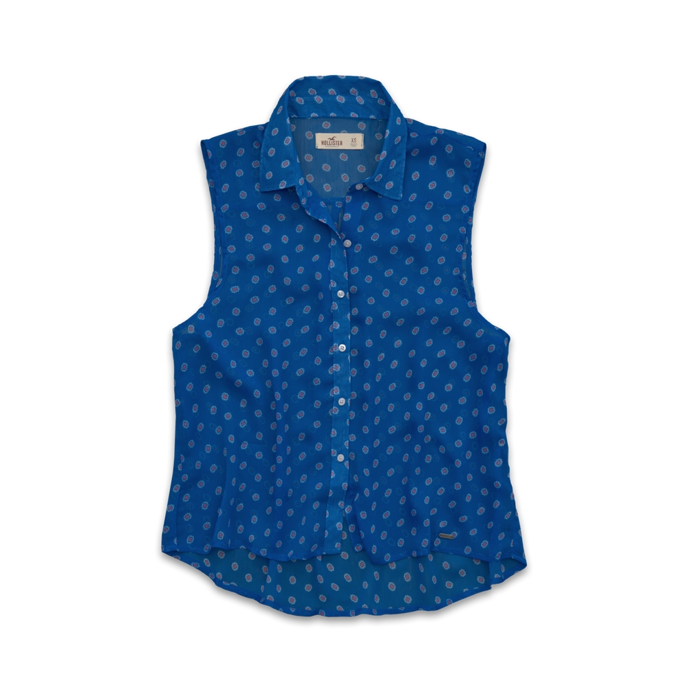 Girls Avalon Place Chiffon Shirt