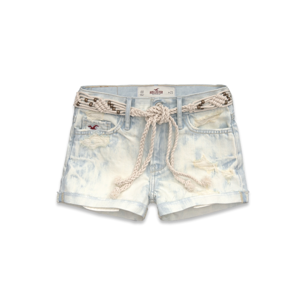 Girls Hollister High Rise Short-Shorts