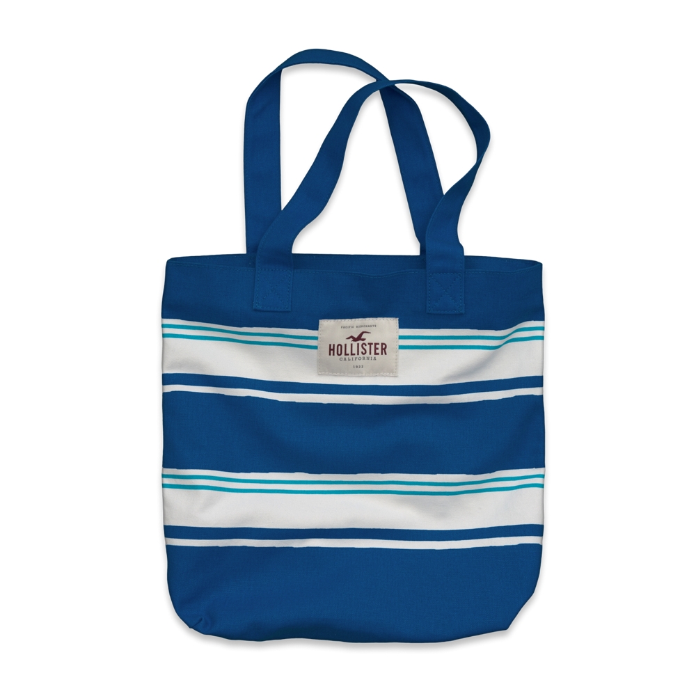 Girls Stripe Book Tote