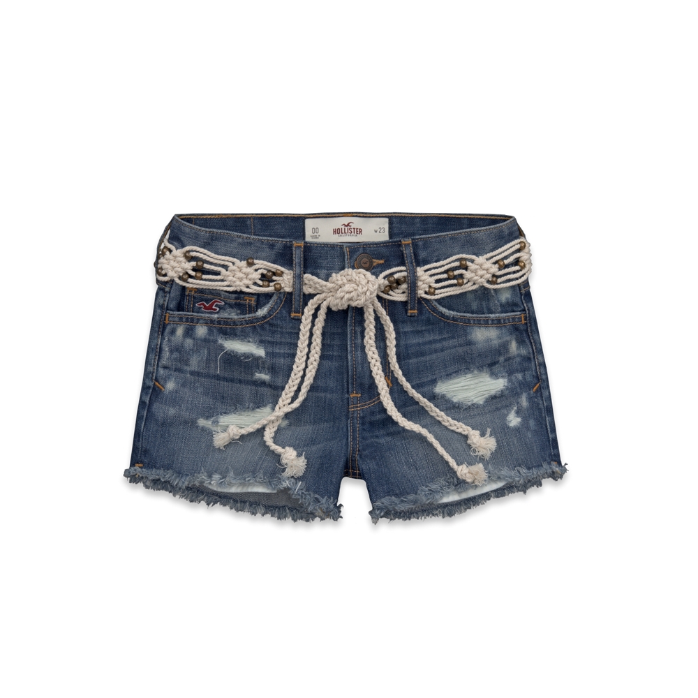 Girls Hollister High Rise Short-Shorts