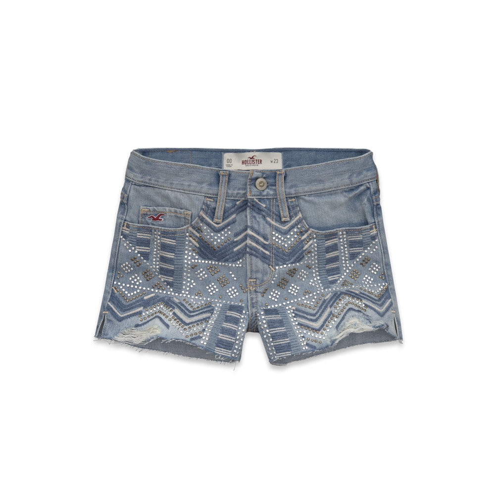 Girls Hollister High Rise Short-Shorts
