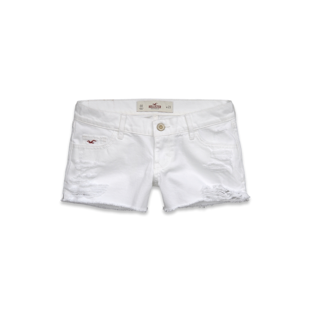 Girls Hollister Low Rise Midi Length Shorts