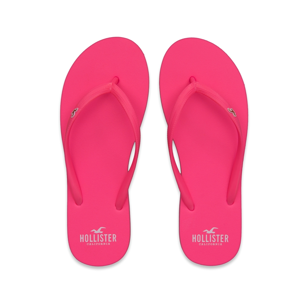 Girls Neon Classic Flip Flops