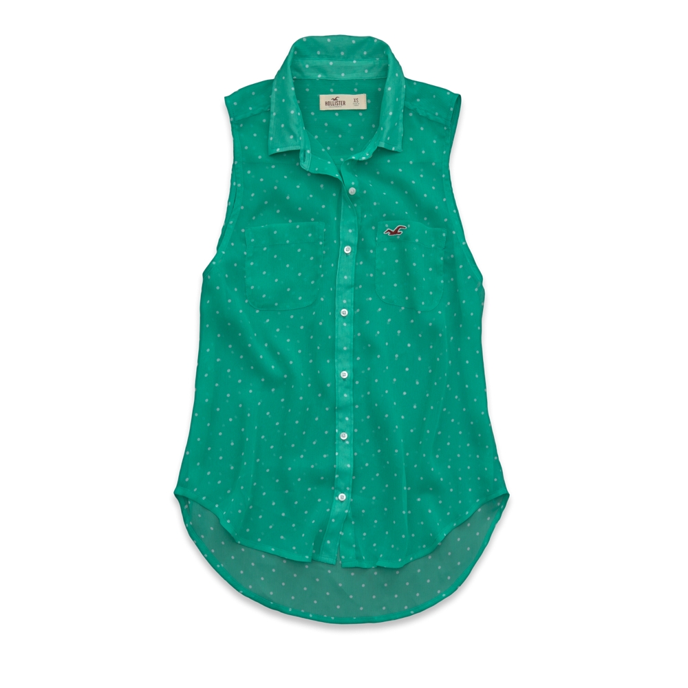 Girls Laguna Beach Chiffon Shirt