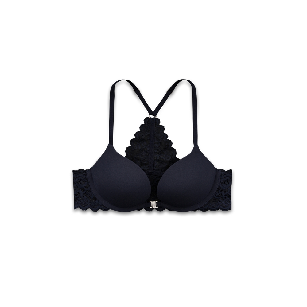 Girls Perfect Push 'Em Up Lace Plunge Racerback Bra