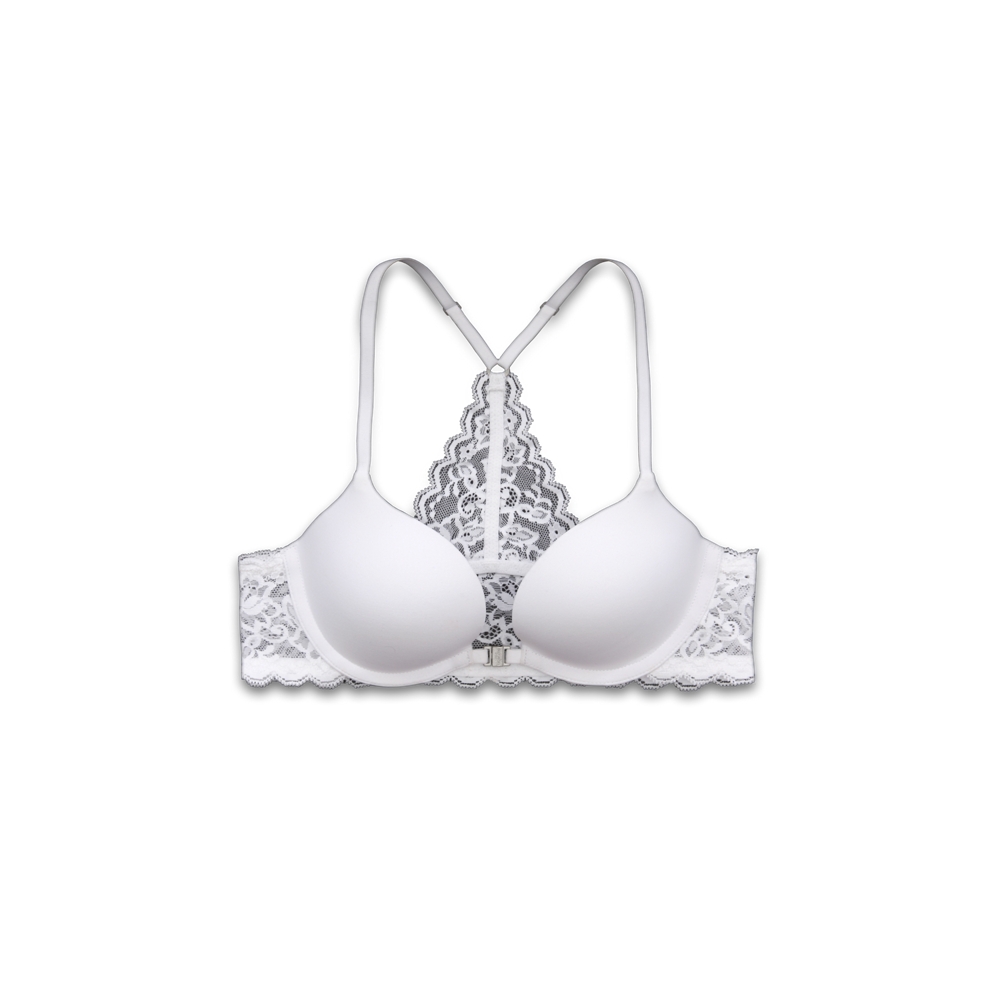Girls Perfect Push 'Em Up Lace Plunge Racerback Bra