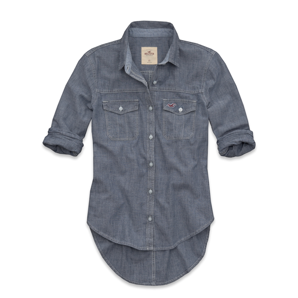 Girls Ormond Beach Denim Shirt