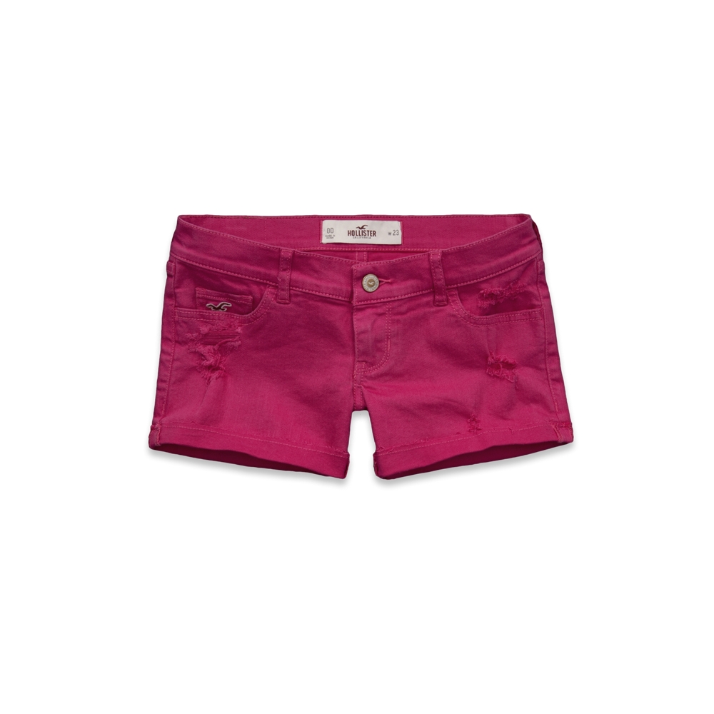 Girls Hollister Low Rise Midi Length Short-Shorts