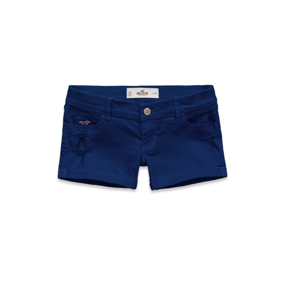 Girls Hollister Low Rise Midi Length Short-Shorts