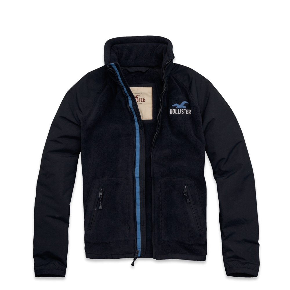 Boys Hollister Fleece Beach Brawler Jacket