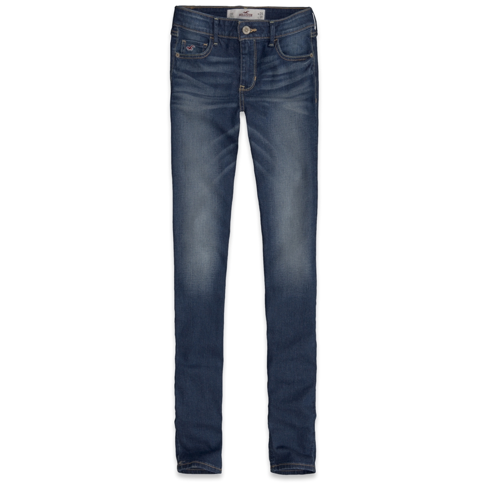 Girls Hollister High Rise Super Skinny Jeans