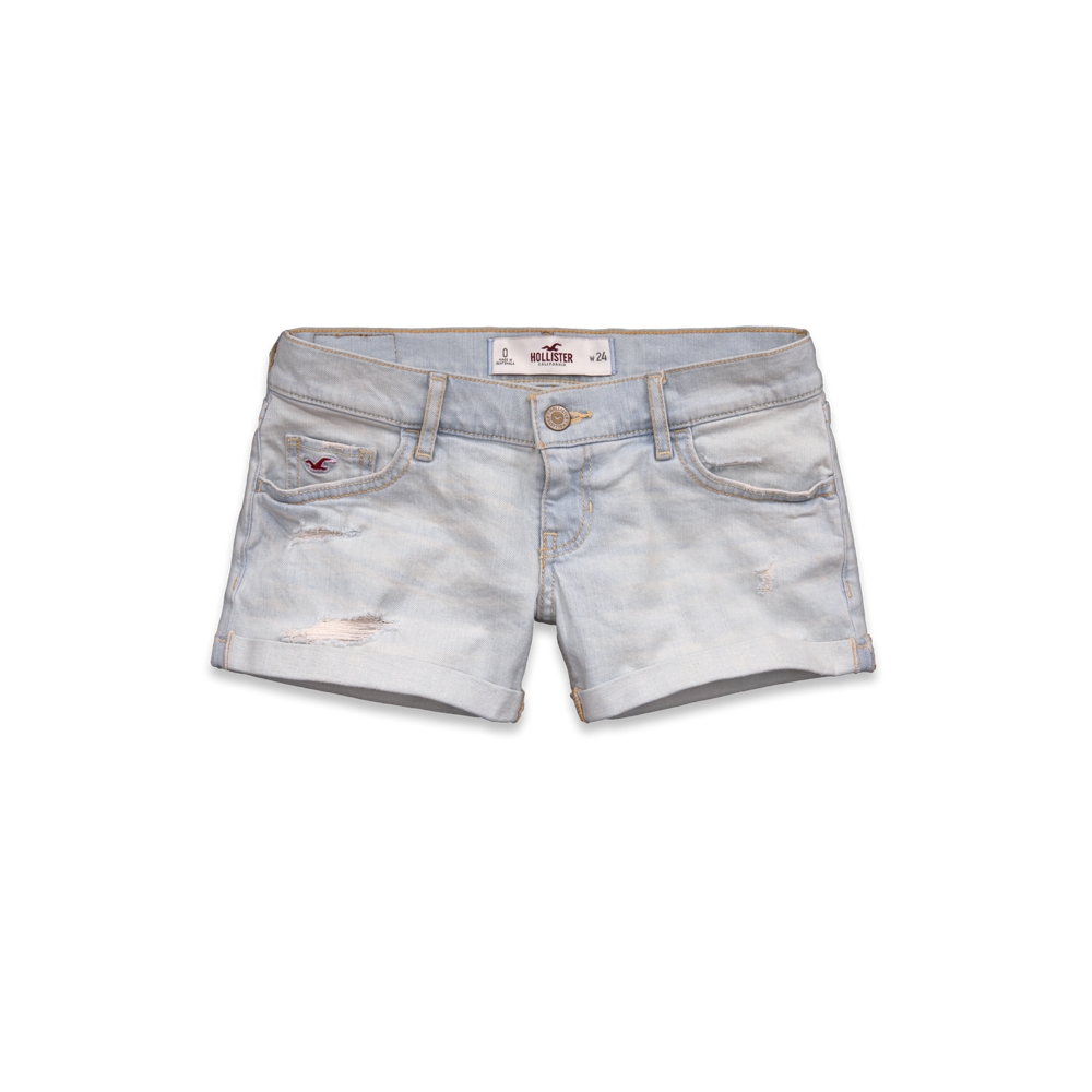 Girls Hollister Low Rise Midi Length Shorts