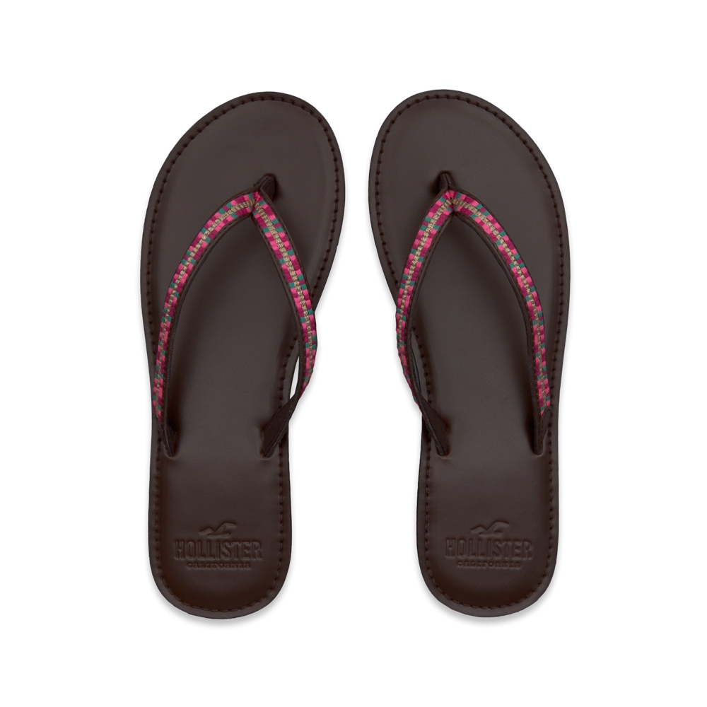 Girls Colorful Beach Flip Flops