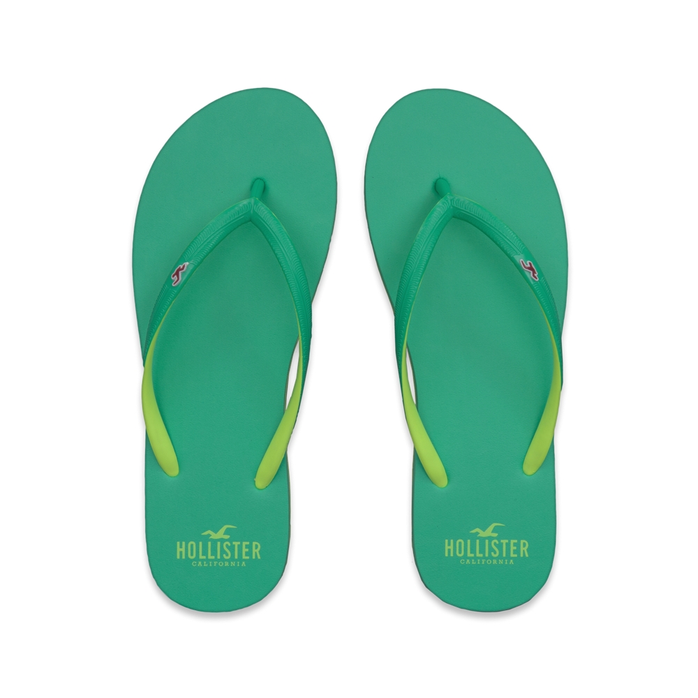 Girls Pop Color Flip Flops