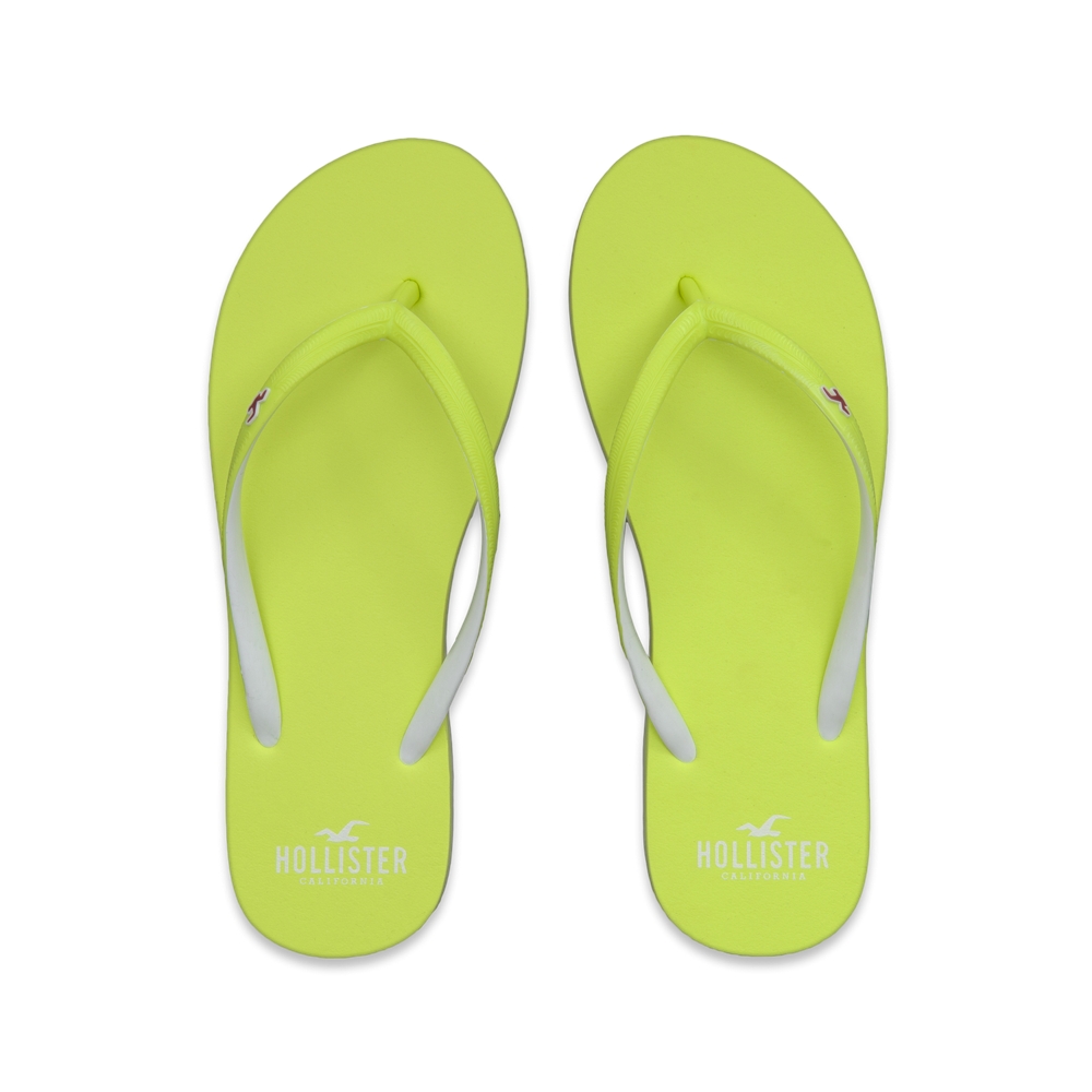 Girls Pop Color Flip Flops
