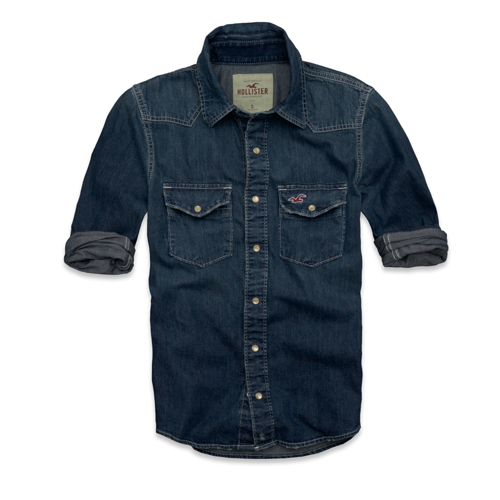 Boys Avalon Place Denim Shirt