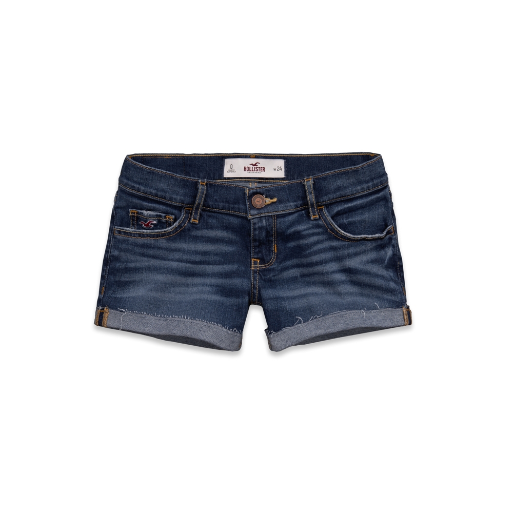 Girls Hollister Low Rise Midi Length Shorts
