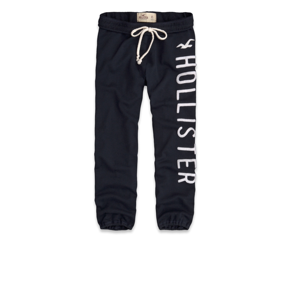 Girls Hollister Banded Crop Sweatpants