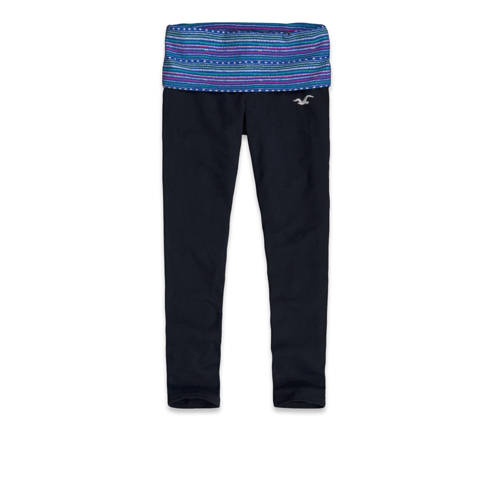 Girls Hollister Cropped Yoga Leggings
