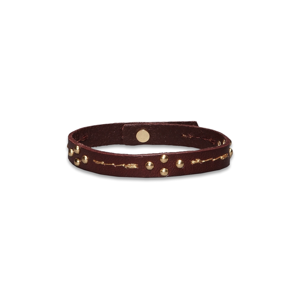 Girls Embellished Leather Bracelet