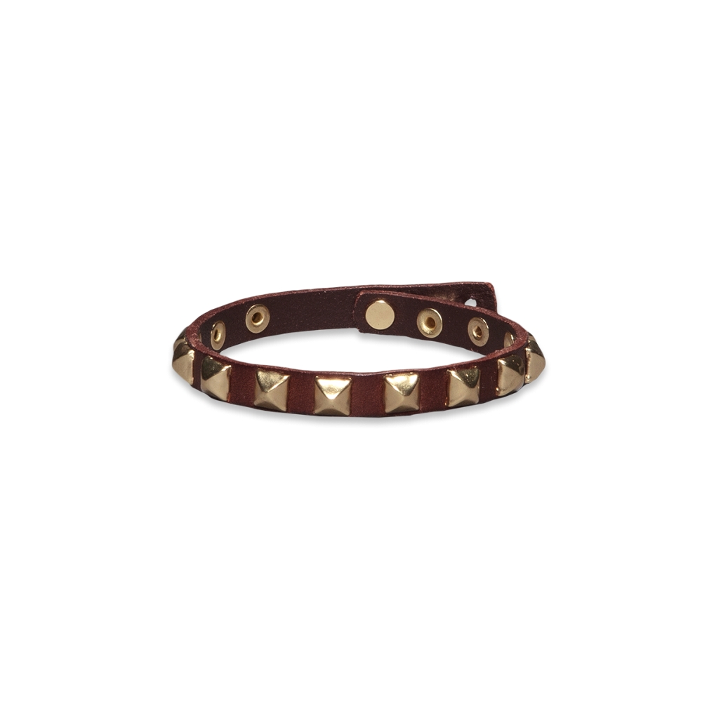 Girls Embellished Leather Bracelet