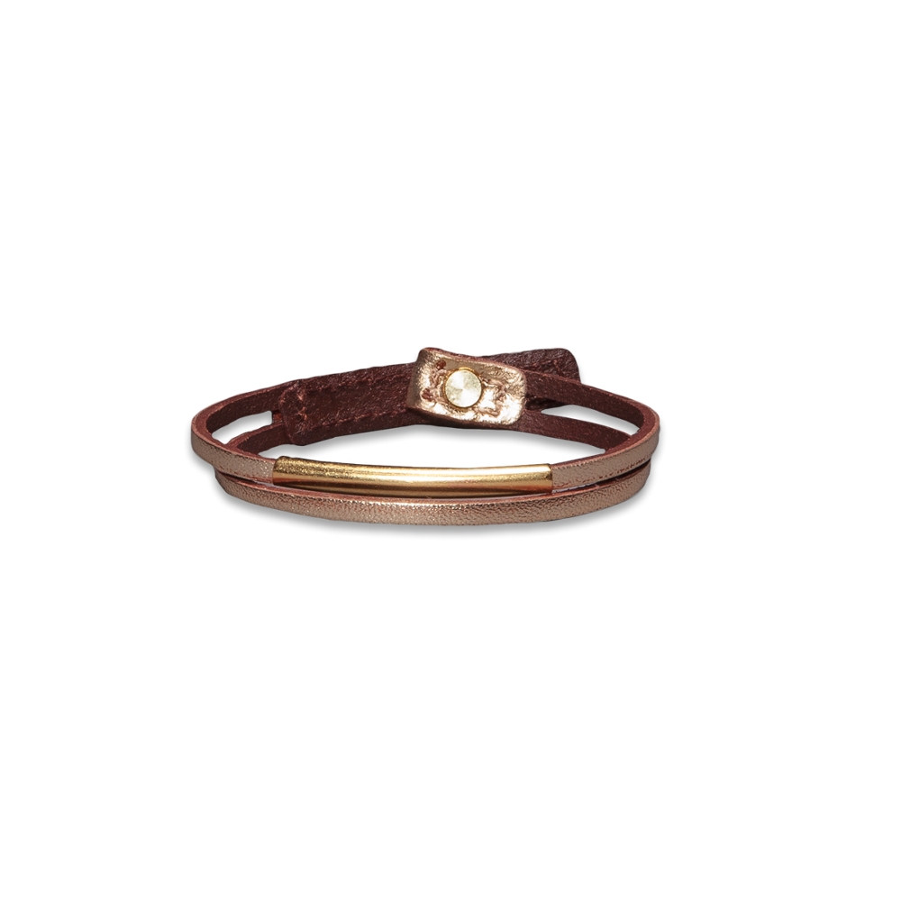 Girls Shine Leather Bracelet