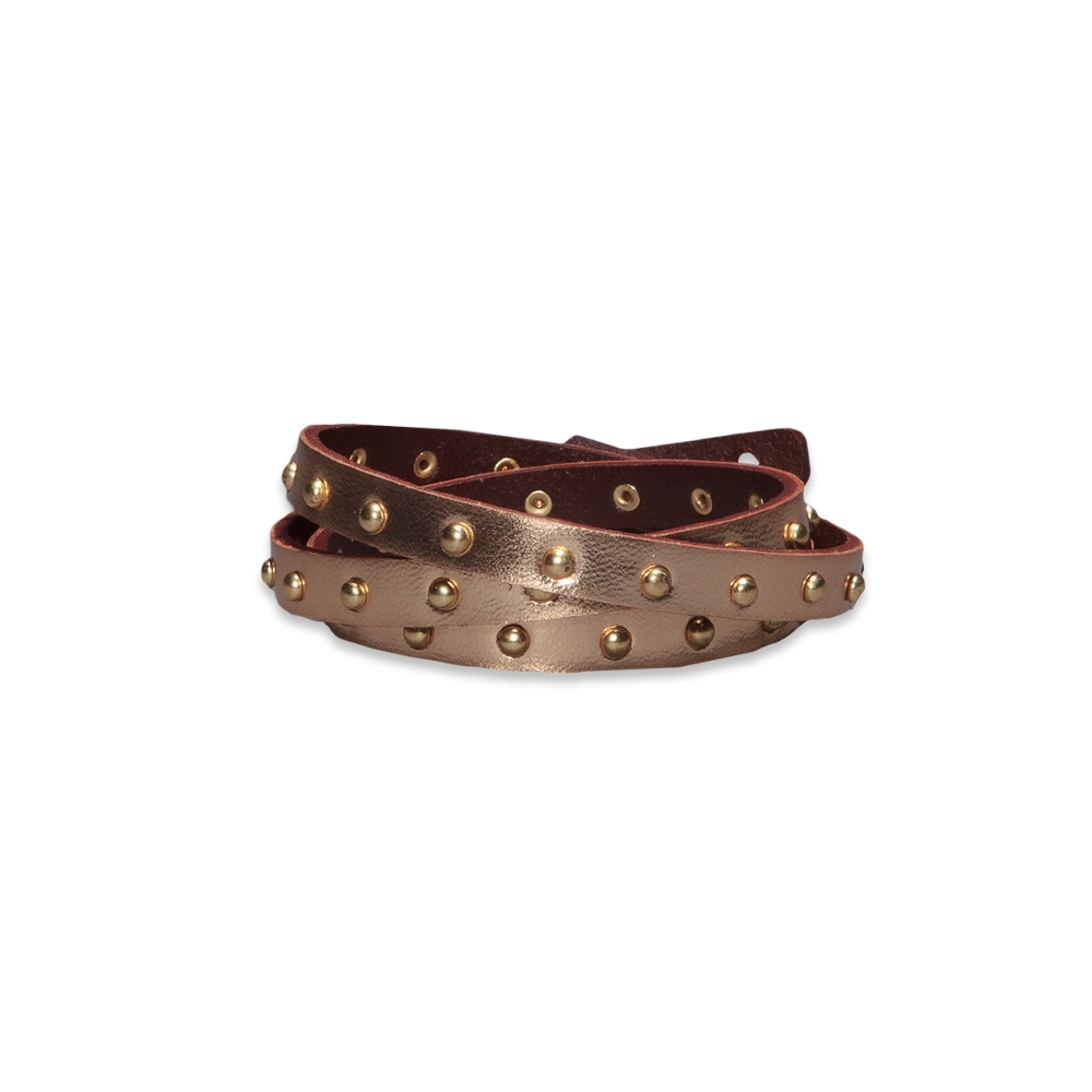 Girls Embellished Leather Bracelet