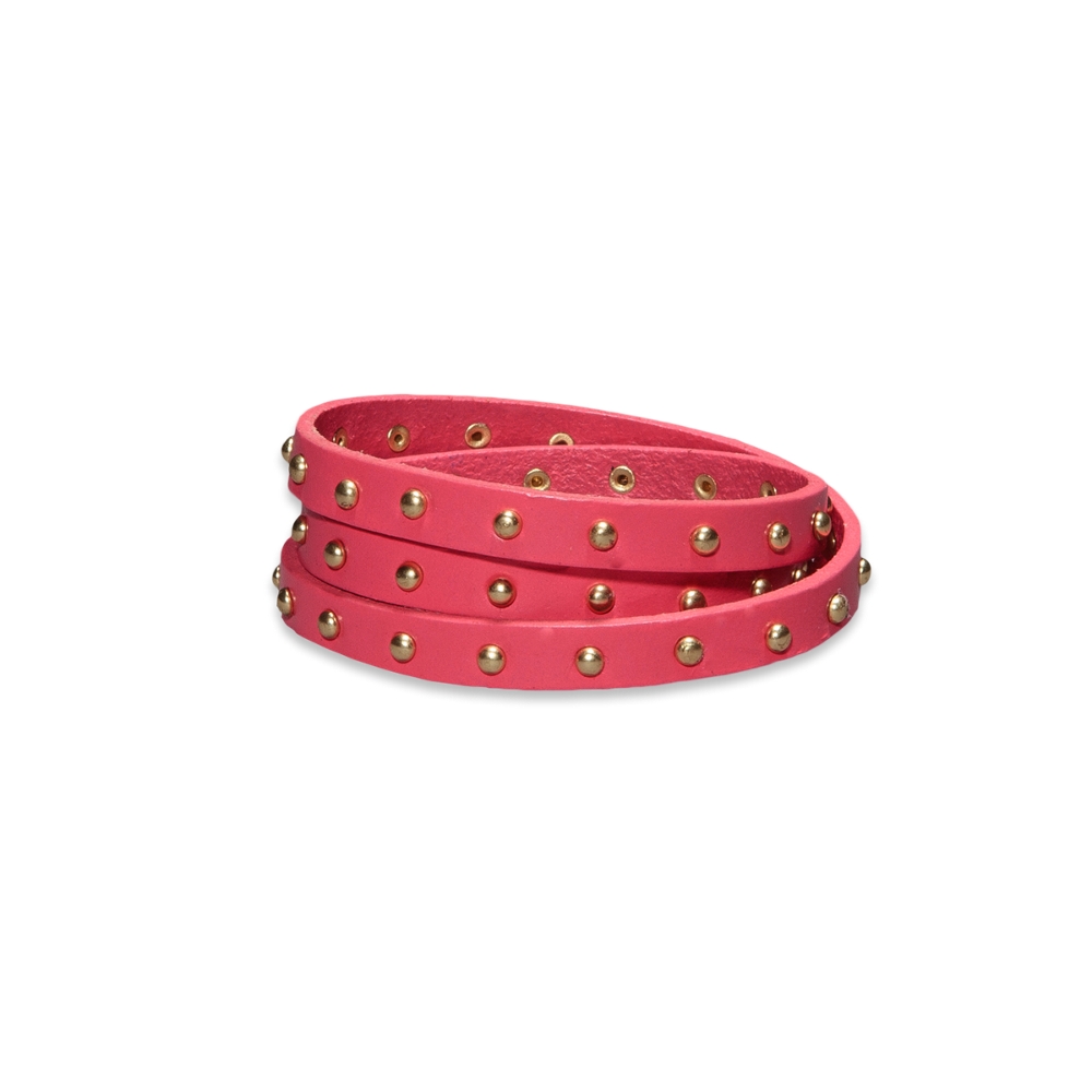 Girls Embellished Leather Bracelet