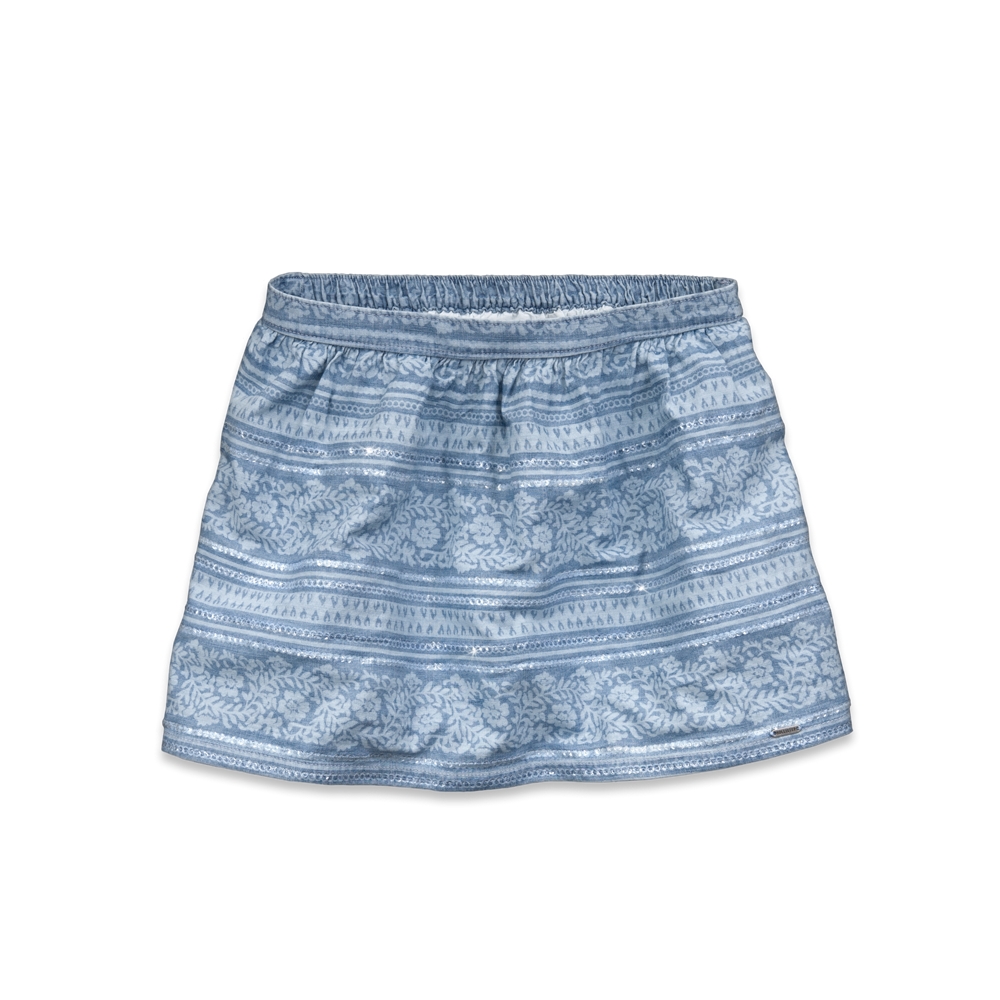 Girls Hollister Chambray Shine Skirt
