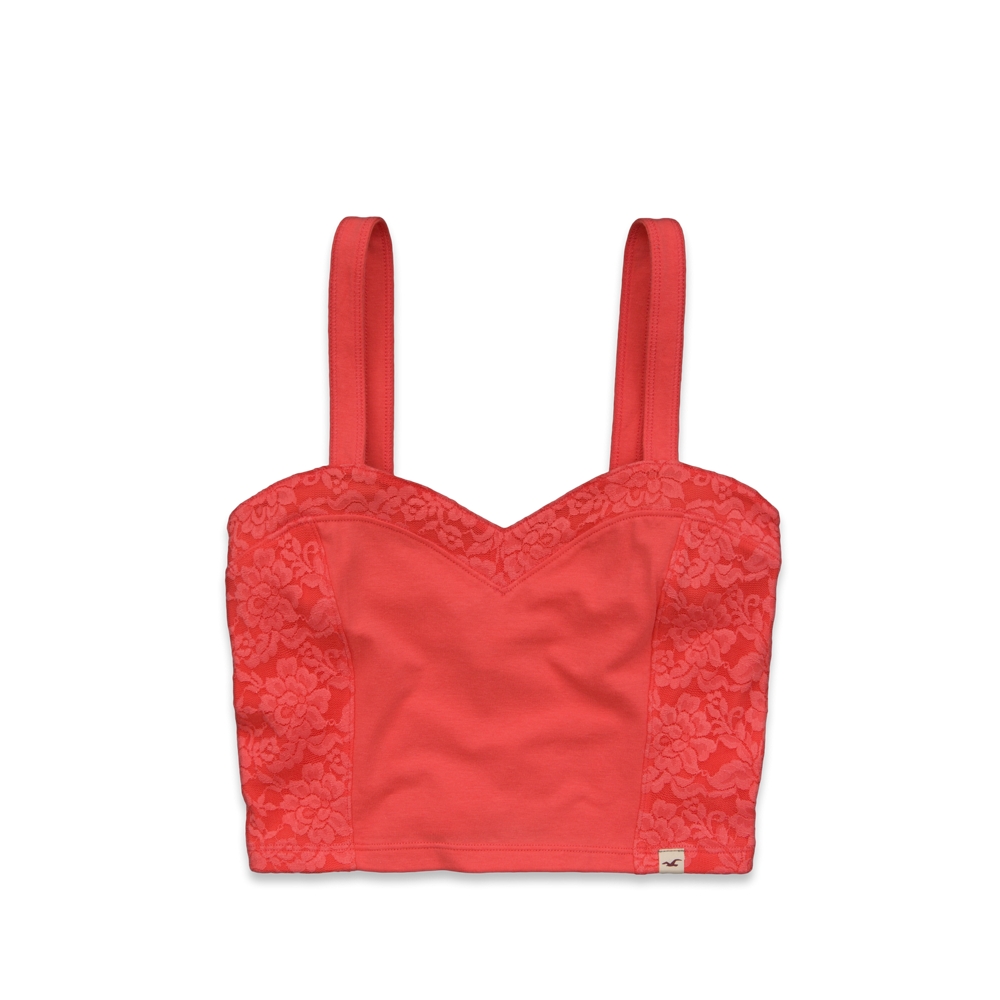 Girls First Point Cropped Cami