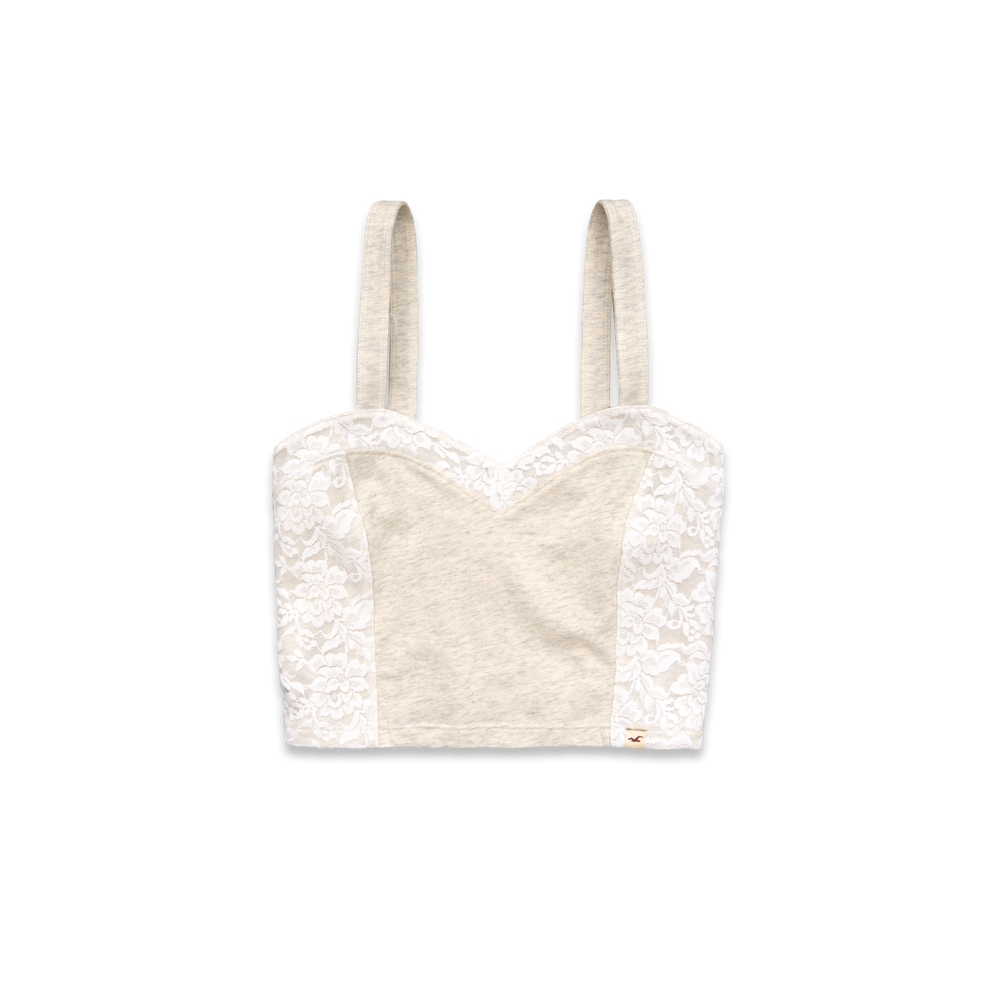 Girls First Point Cropped Cami