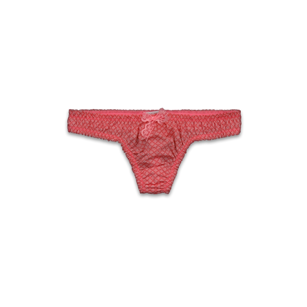 Girls Supersoft Bloomer Thong Undie
