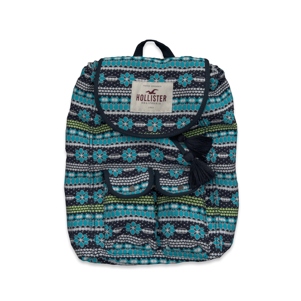 Girls Colorful Embroidered Backpack
