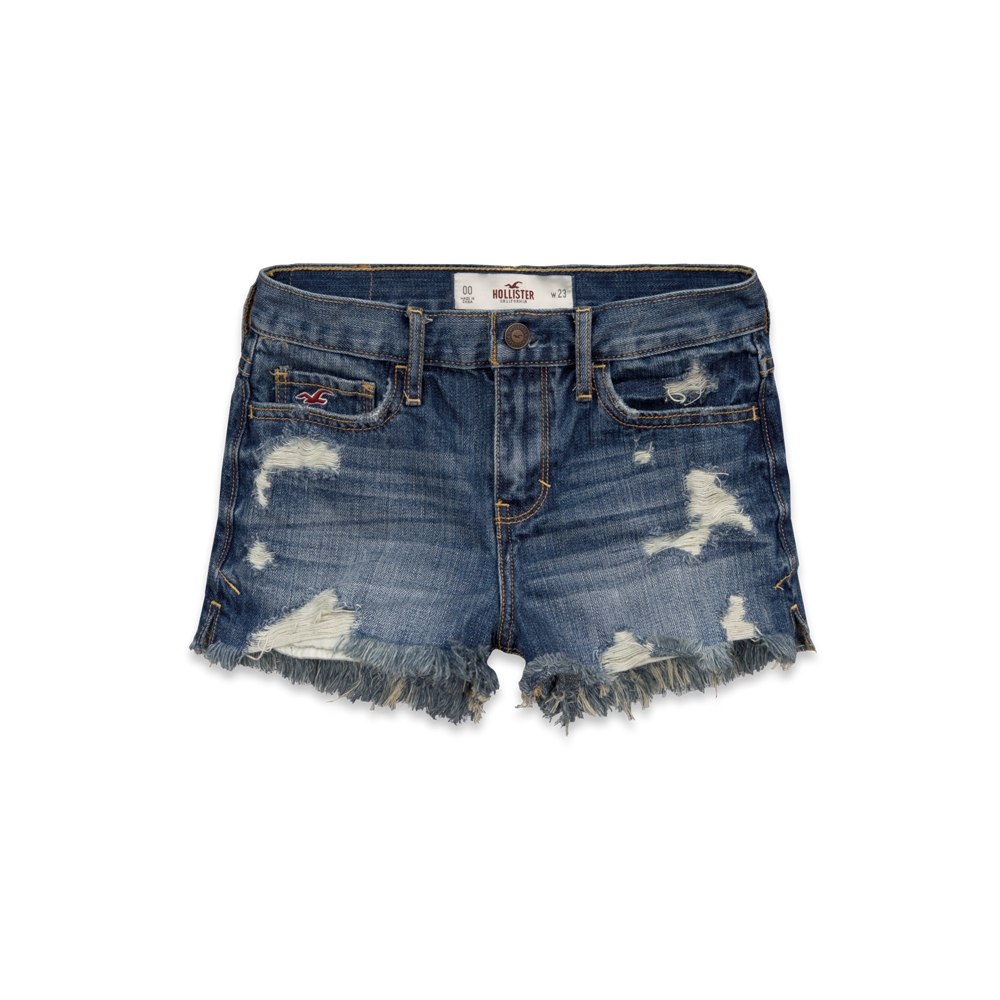Girls Hollister High Rise Short-Shorts