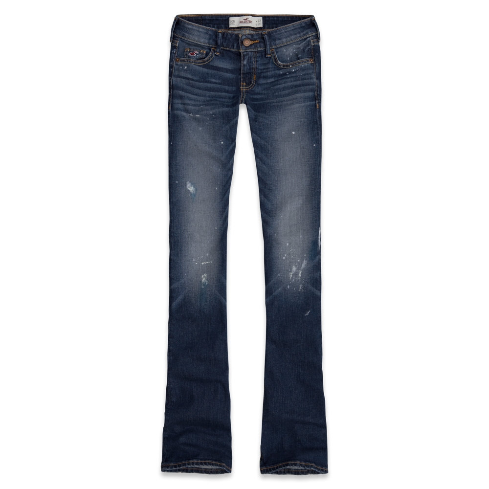 hollister black flare jeans