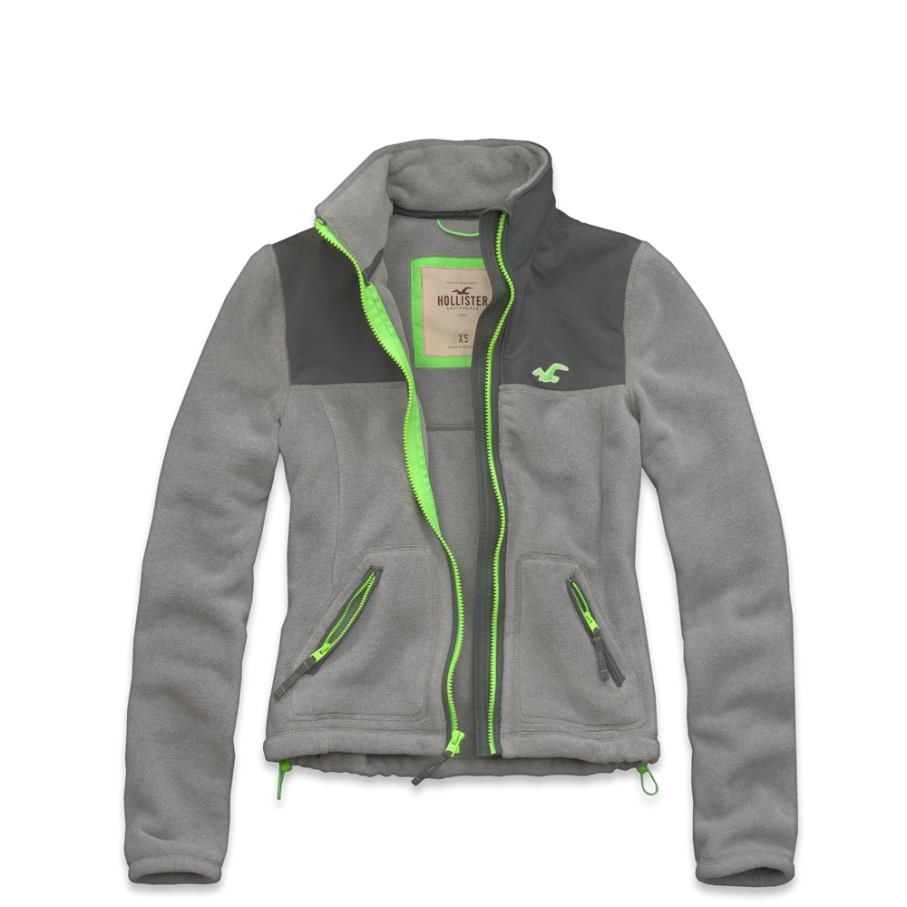 Girls Hollister So Cal Oceanside Fleece Jacket