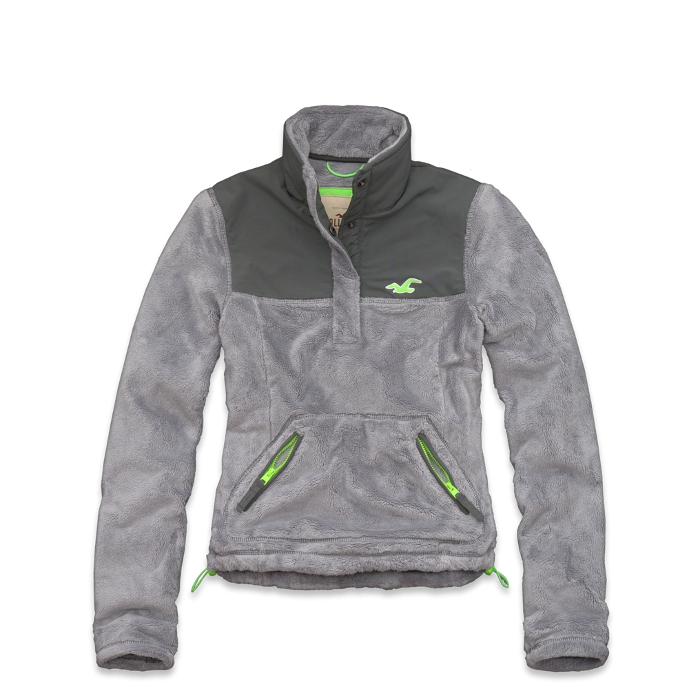Girls Hollister So Cal Oceanside Fleece Jacket