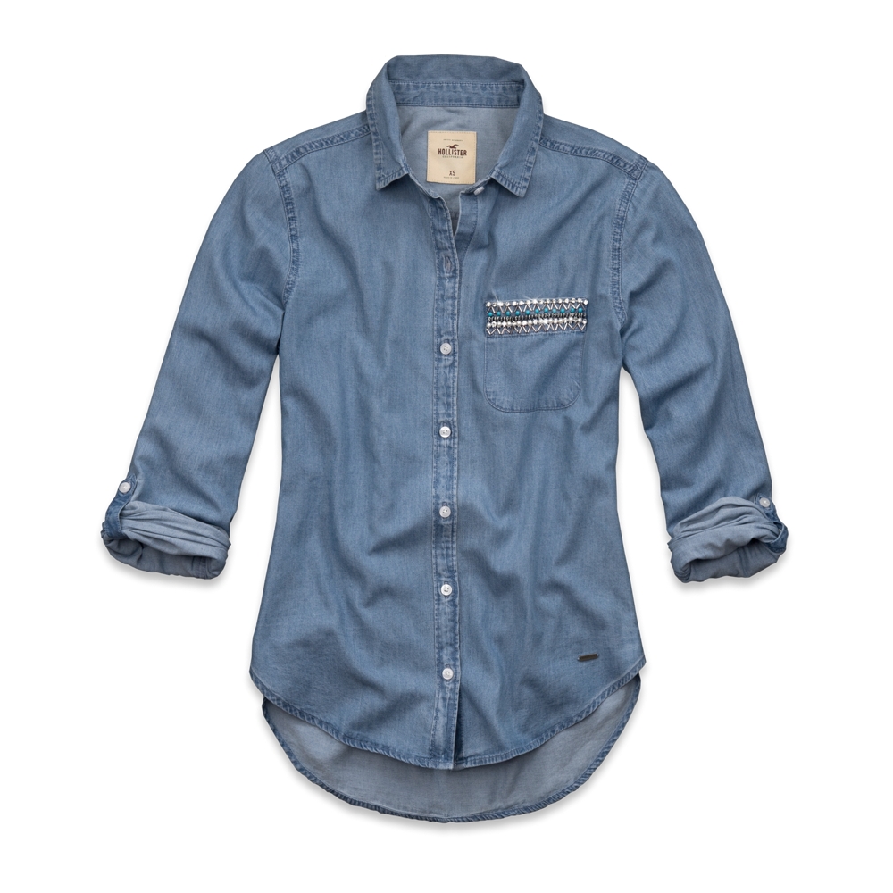 Girls Embarcadero Denim Shirt