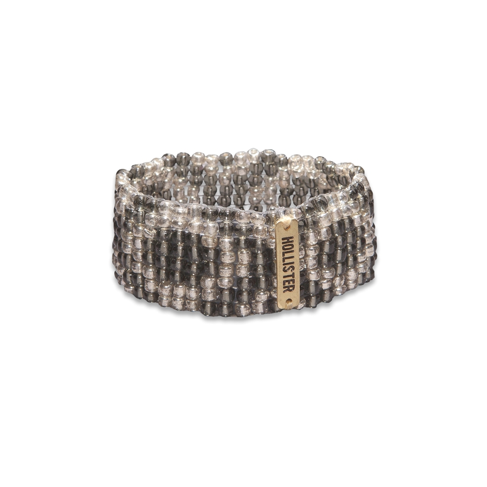 Girls Beaded Stretch Cuff Bracelet