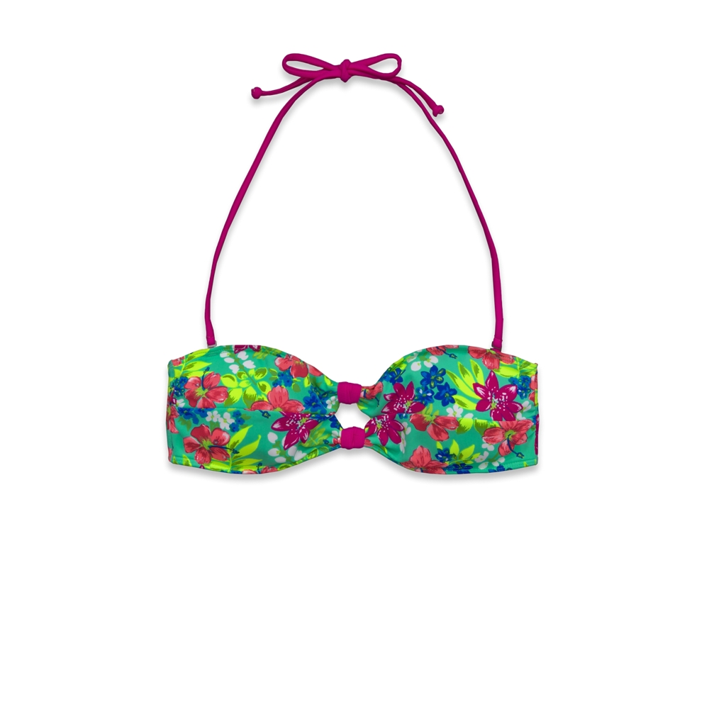 Girls Wipeout Beach Swim Top
